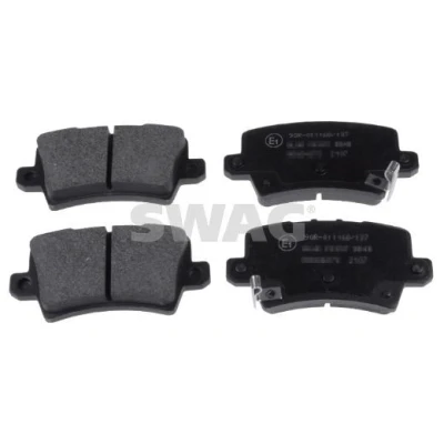 Billede af SWAG 85 91 6801 Bremseklodser bagaksel med akustisk advarsel for slid HONDA: CIVIC 8 Hatchback