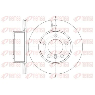 Billede af REMSA 61448.10 Bremseskiver foraksel 284, 284 22 5 ventileret BMW: 1 Hatchback, 2 Coupe