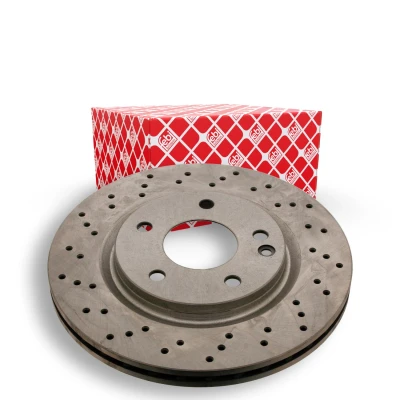 Billede af FEBI BILSTEIN 22996 Bremseskiver foraksel 277 22 5 112 perforeret/indv. ventileret coatet MERCEDES BENZ: A klasse