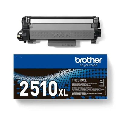 Billede af Brother TN2510XL sort toner 3.000 sider original
