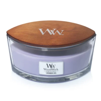 Billede af WoodWick Scented Candle Ellipse Lavender Spa 9 cm / 19