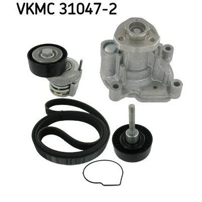 Billede af SKF VKMC 31047 2 Vandpumpe + kileremssæt med pakninger VOLKSWAGEN: Passat B6 Variant