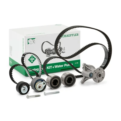 Billede af INA 530 0764 30 vandpumpe + Tandremssæt med CITROËN: C5 III Stationcar, 3, PEUGEOT: 407 SW, Sedan