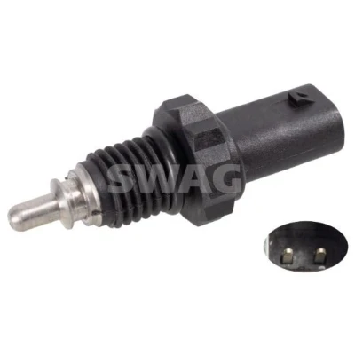 Billede af SWAG 30 10 6318 Kølevæsketemperatur Sensor sort med tætningsring VOLKSWAGEN: Caddy 3, Touareg I, Sharan II, AUDI: A6 C6 Avant, A4 B8 Avant