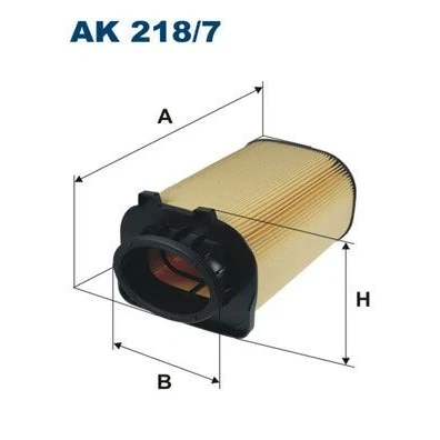 Billede af FILTRON AK 218/7 Luftfilter 121 255 Filterindsats MERCEDES BENZ: E klasse Sedan, T modell, C Sedan