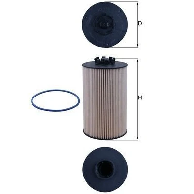 Billede af MAHLE ORIGINAL KX 658D Brændstoffilter Filterindsats