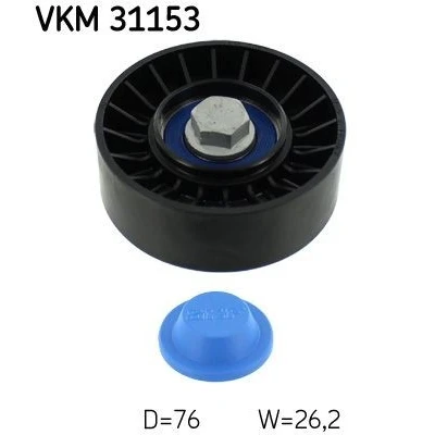 Billede af SKF VKM 31153 Remstrammerhjul SKODA: Yeti, Octavia 2 Combi, VOLKSWAGEN: GOLF 6, Jetta 4