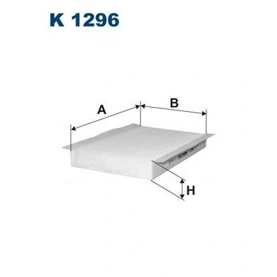 Billede af FILTRON K 1296 Kabinefilter Partikelfilter 270 158 30 LAND ROVER: Discovery 4, Range Rover 3, Sport