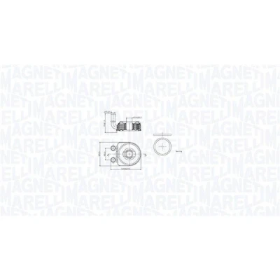 Billede af MAGNETI MARELLI 350300002500 Olieradiator PEUGEOT: 306 Hatchback, 206 Hatchback