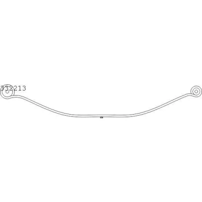 Billede af CS Germany 10.332.213.00 Bladfjeder bagaksel Parabolfjeder