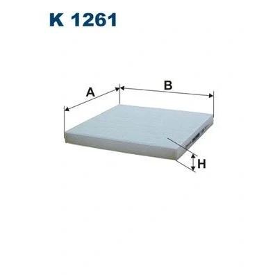 Billede af FILTRON K 1261 Kabinefilter Partikelfilter 235 249 25 FIAT: Ducato III Van, Bus, Ladvogn / Chassis, PEUGEOT: Boxer Van