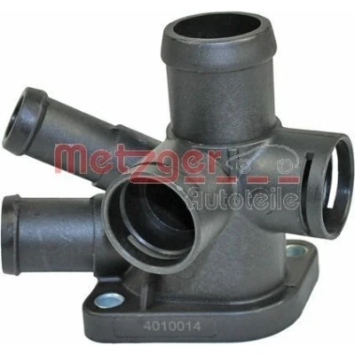 Billede af METZGER 4010014 Kølemiddelflange plastik Cylinderhoved med pakning uden sensor VOLKSWAGEN: Golf 3, Polo III Variant, 3 Cabrio