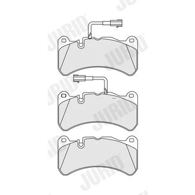 Billede af JURID 573663J Bremseklodser Inkl. slidadvarselskontakt ALFA ROMEO: Giulia Sedan, Stelvio