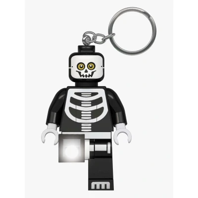 Billede af LEGO Iconic Skeleton Nøglering med LED lys