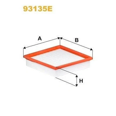 Billede af WIX FILTERS 93135E Kabinefilter Partikelfilter 210 47 VOLVO: FM 12