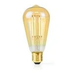 Billede af LED glødepære E27 ST64 4.9 W 470 lm 2100 K Ekstra varm hvid Antal lamper i emballagen: 1 stk.