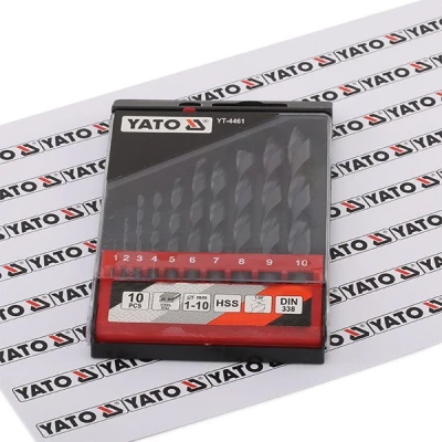 Billede af YATO YT 4461 Metal spiralbor sæt 1 10