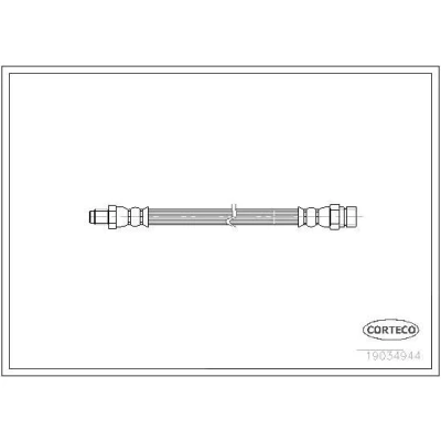 Billede af CORTECO 19034944 Bremseslange bagaksel 240