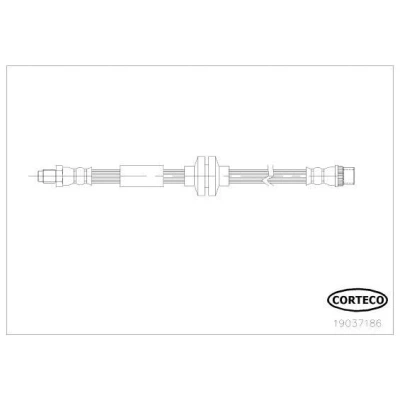 Billede af CORTECO 19037186 Bremseslange 620 RENAULT: MASTER 3