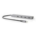 Billede af USB hub 1x C 3.2 Gen 2 Male Female with PD 3.0 / 3x 4 Port port(s) Drevet 10 Gbps