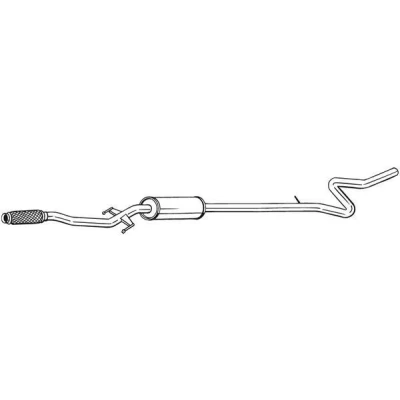 Billede af BOSAL 292 045 Midterste Lyddæmper PEUGEOT: 208 I Hatchback, 207 CC
