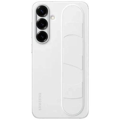 Billede af Samsung Standing Grip Silikone Back Cover Hvid Galaxy S25+
