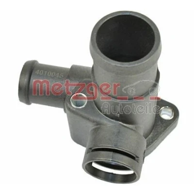 Billede af METZGER 4010045 Kølemiddelflange Cylinderhoved, sideinstallation, venstre med pakning uden sensor VOLKSWAGEN: Passat B5 Variant, AUDI: A6 C5 Avant