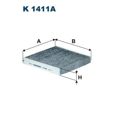 Billede af FILTRON K 1411A Kabinefilter Aktivkulfilter 235 216 29 LEXUS: SC II Cabriolet, GS