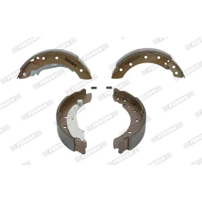 Billede af FERODO PREMIER FSB519 Bremsebakker 203 38 med tilbehør PEUGEOT: 206+ Hatchback, 206 SW, VOLVO: V70 2, RENAULT: CLIO 2