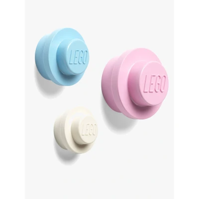 Billede af LEGO Kroge 3 stk, Blå/Lyserød/Hvid