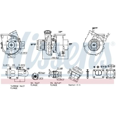 Billede af NISSENS 93697 Turbolader pneumatisk