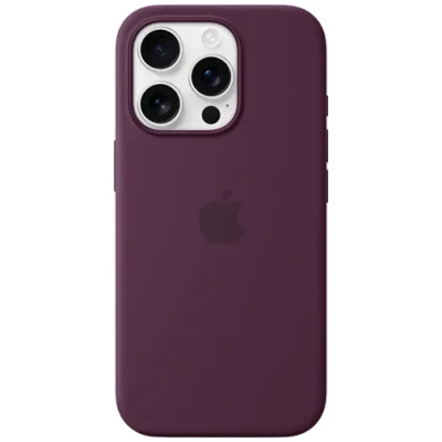 Billede af Apple Silikone Back Cover Lilla MagSafe iPhone 16 Pro