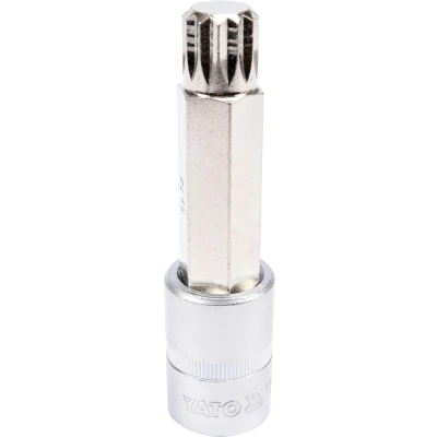 Billede af YATO YT 04357 Skraldenøgleindsats (Hexagon) 1/2 3120 M17 Krom vanadium stål Spline