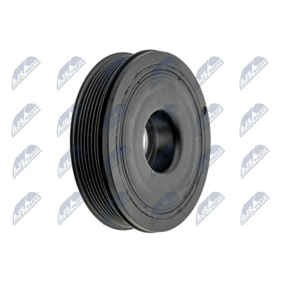 Billede af NTY RKP RE 017 Remskive Krumtapaksel 7PK 158mm NISSAN: Qashqai / Qashqai+2 I, RENAULT: MEGANE 2 Kombi, GRAND SCENIC 3, 3 Grandtour