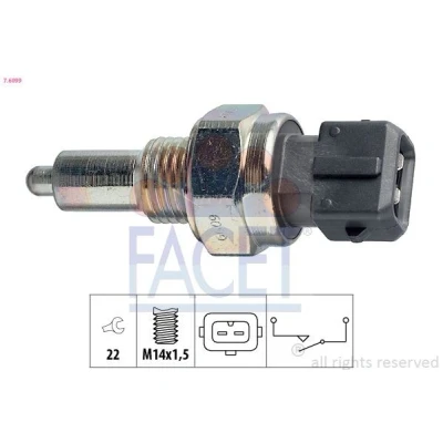 Billede af FACET 7.6099 Kontakt, baklygte Made in Italy OE Equivalent PEUGEOT: Expert I Van, 206 Hatchback, 309 II VOLKSWAGEN: Passat B5 GP Sedan