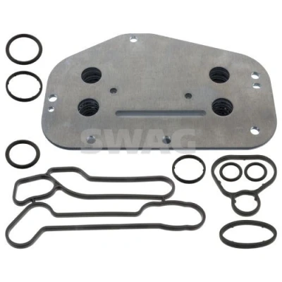 Billede af SWAG 40 10 1406 Olieradiator med pakninger OPEL: Astra J Sports Tourer, Insignia A Corsa D Hatchback