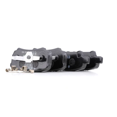 Billede af BOSCH 0 986 424 814 Bremseklodser Low Metallic med akustisk advarsel for slid stempelklips MITSUBISHI: Lancer 7, 8 Limousine