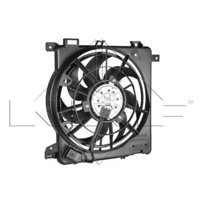 Billede af NRF 47622 Køleventilator 335 12 220 med kølerventilatorramme (karm) OPEL: Astra H Caravan, Zafira B