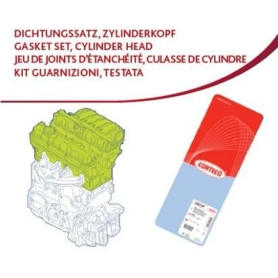 Billede af Pakningssæt, topstykke CORTECO 417627P