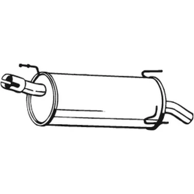 Billede af BOSAL 185 969 Lydpotte OPEL: Meriva A