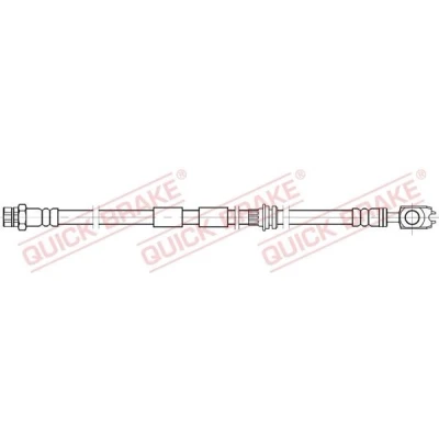 Billede af QUICK BRAKE 58.897X Bremseslange 635 M10x1 VOLKSWAGEN: Golf 7 Variant, Passat B8 7, SKODA: Octavia 3 Combi, Schrägheck