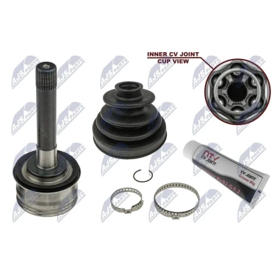 Billede af NTY NPZ TY 078 Knokkelled manuelt gear venstre foraksel, højre gearkasse monteret TOYOTA: Land Cruiser Prado 90