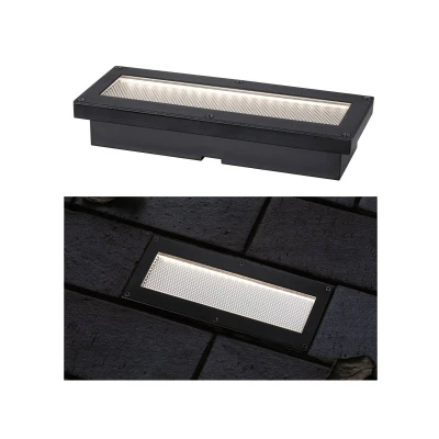Billede af Paulmann Domenic LED solcelle indbygningsgulvlampe 20x8cm