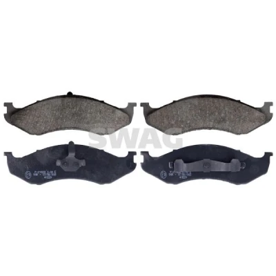 Billede af SWAG 60 11 6197 Bremseklodser foraksel med stempelklips JEEP: Grand Cherokee I, II, Wrangler I SUV