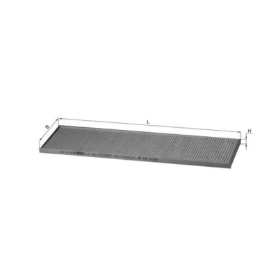 Billede af MAHLE ORIGINAL LA 355 Kabinefilter Partikelfilter 455,0 150 12,0