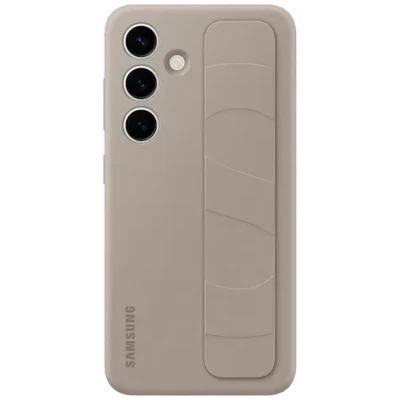 Billede af Samsung Standing Silikone Back Cover Beige Galaxy S24
