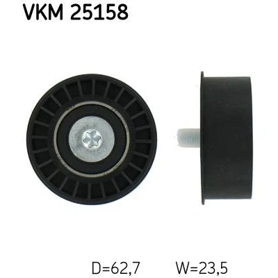 Billede af SKF VKM 25158 Medløberhjul, tandrem OPEL: Astra F CC