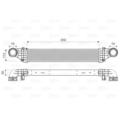Billede af VALEO 818337 Intercooler uden EGR ventil MERCEDES BENZ: E klasse Sedan
