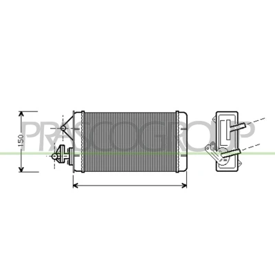 Billede af PRASCO FT127H001 Varmeveksler