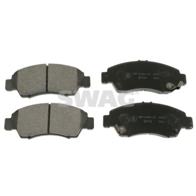 Billede af SWAG 85 91 6303 Bremseklodser foraksel med akustisk advarsel for slid HONDA: CIVIC 6 Hatchback, Stufenheck